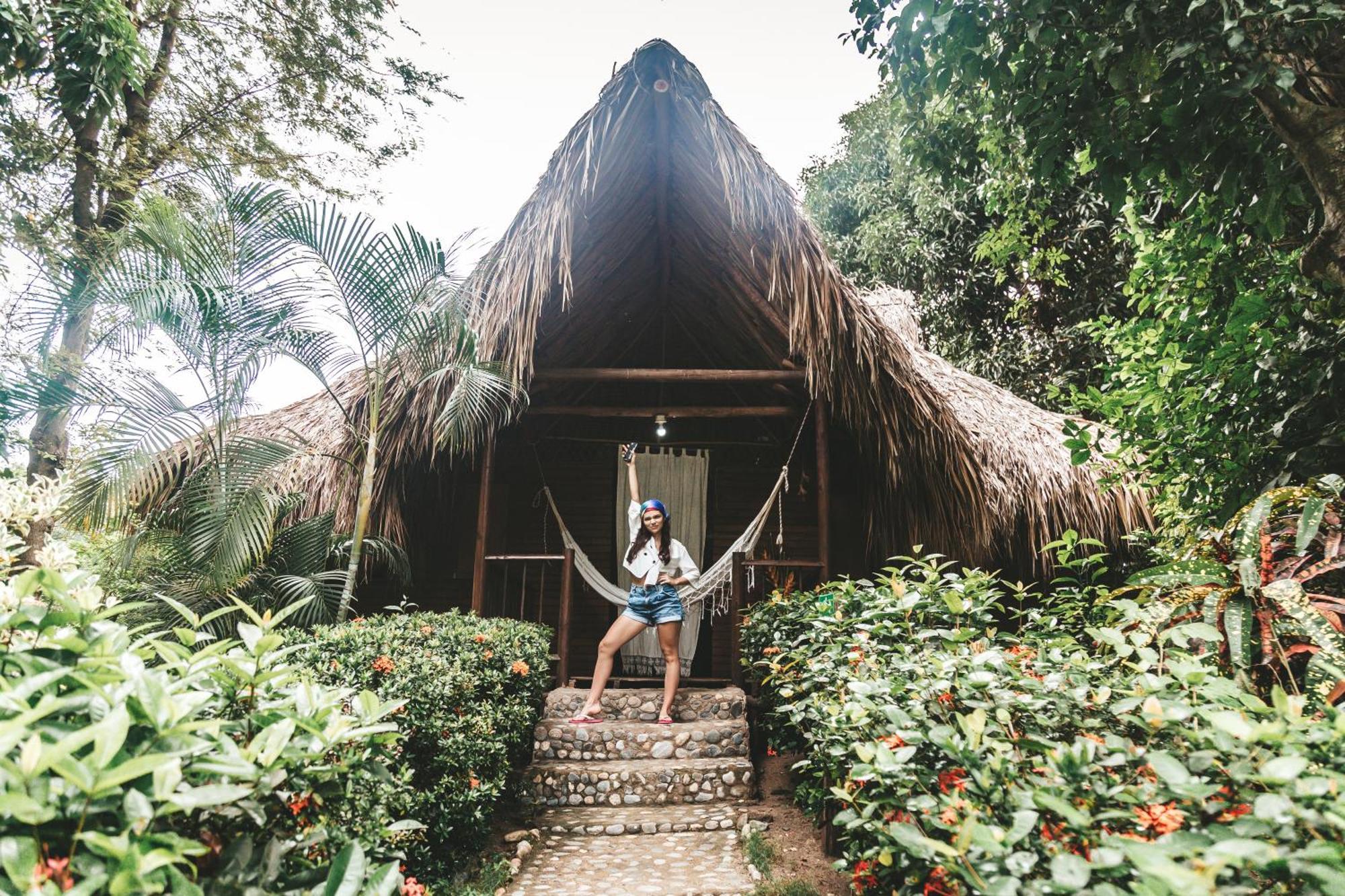 Cabana Wiwa Tayrona Los Naranjos Kültér fotó